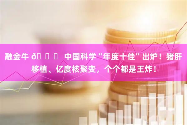 融金牛 🚀 中国科学“年度十佳”出炉！猪肝移植、亿度核聚变，个个都是王炸！